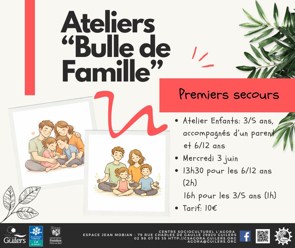 Ateliers Bulle de Famille : Premiers Secours