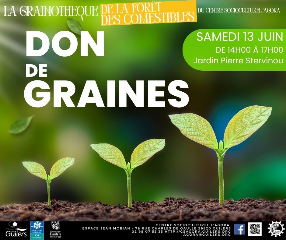La grainothèque au jardin Pierre Stervinou