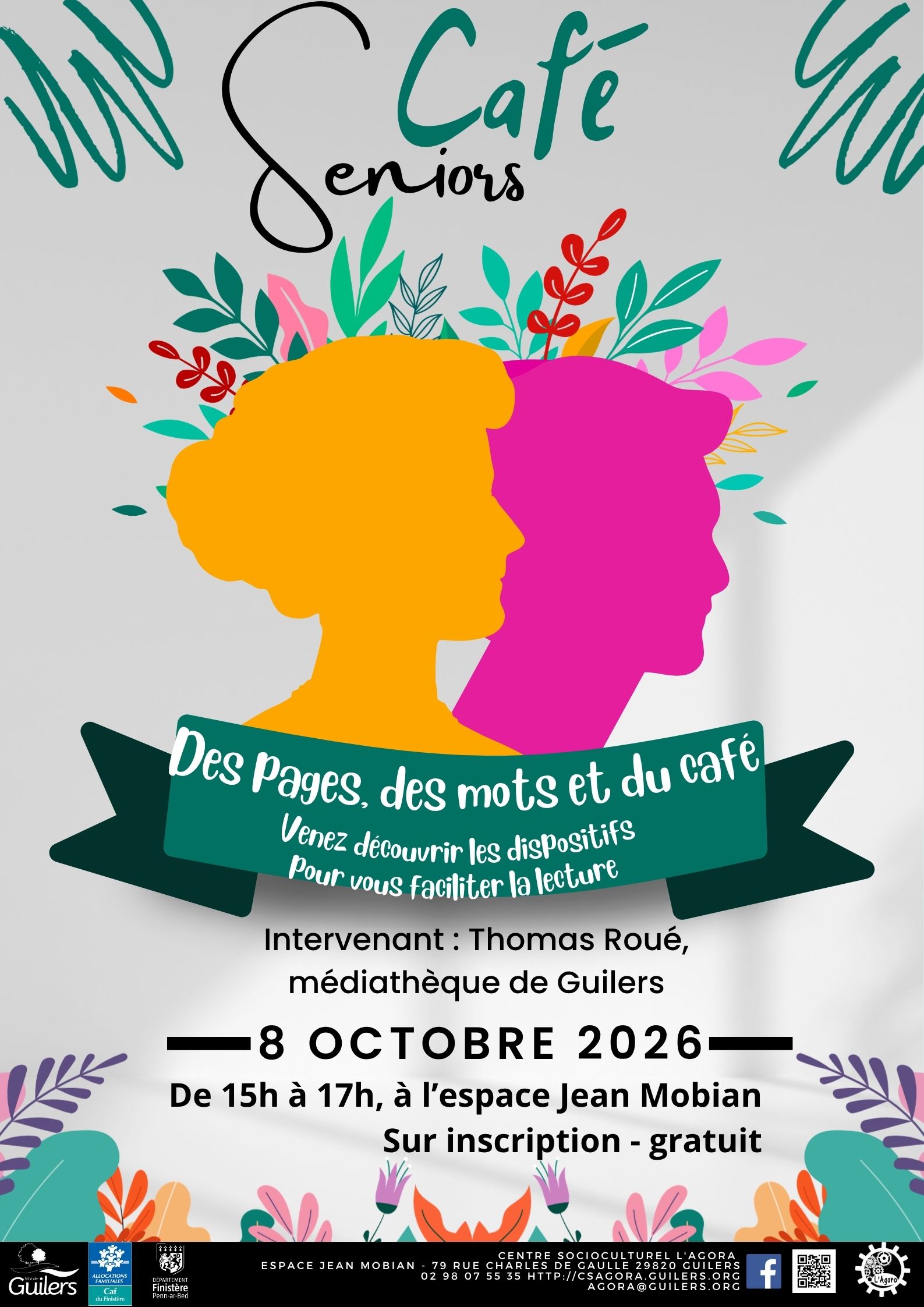 Café Seniors – « Des pages, des mots et du café »