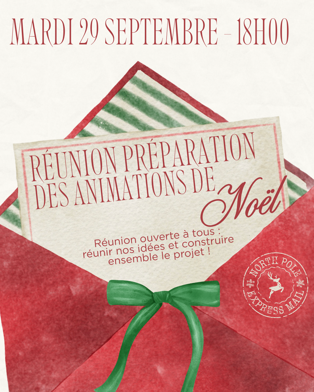 Réunion : préparation animations Noël
