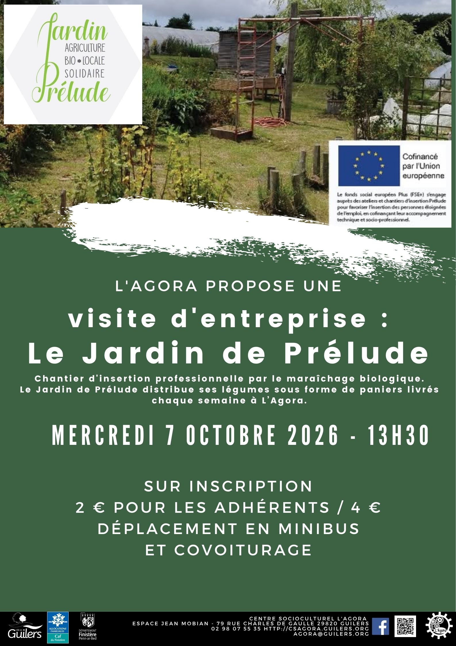 Visite d’entreprise : jardin de prélude