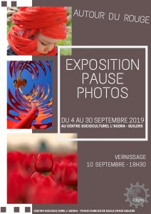 Vernissage exposition pause photos "Autour du rouge"