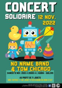 Concert solidaire : No Name Band et Tom Chicago