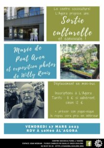 Sortie culturelle et conviviale : Musée de Pont Aven et exposition de Willy Ronis