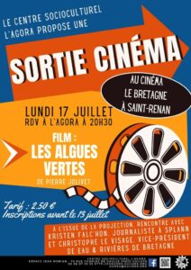 Sortie cinéma au cinéma Le Bretagne : Les algues vertes