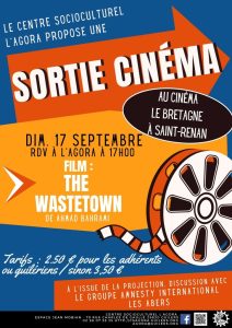 Sortie au cinéma Le Bretagne  : The Wastetown