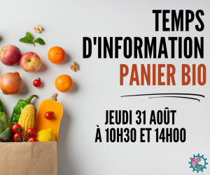 Temps d'information sur les paniers bio