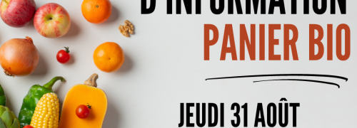 Temps d’information sur les paniers bio