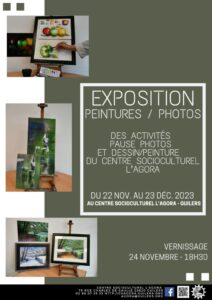 Exposition des activités Pause Photos et Dessin/peinture
