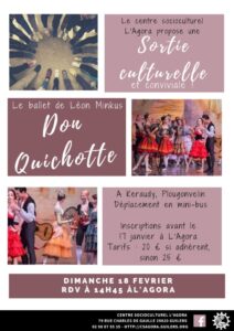 Sortie culturelle : ballet Don Quichotte