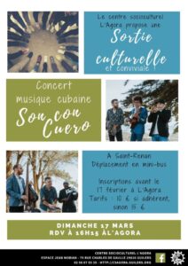 Sortie culturelle et conviviale : concert de musique cubaine