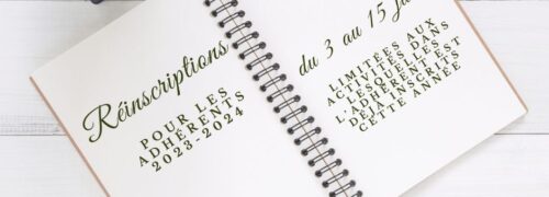 Réinscriptions